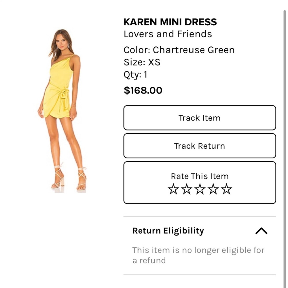 Lovers and friends Karen mini dress